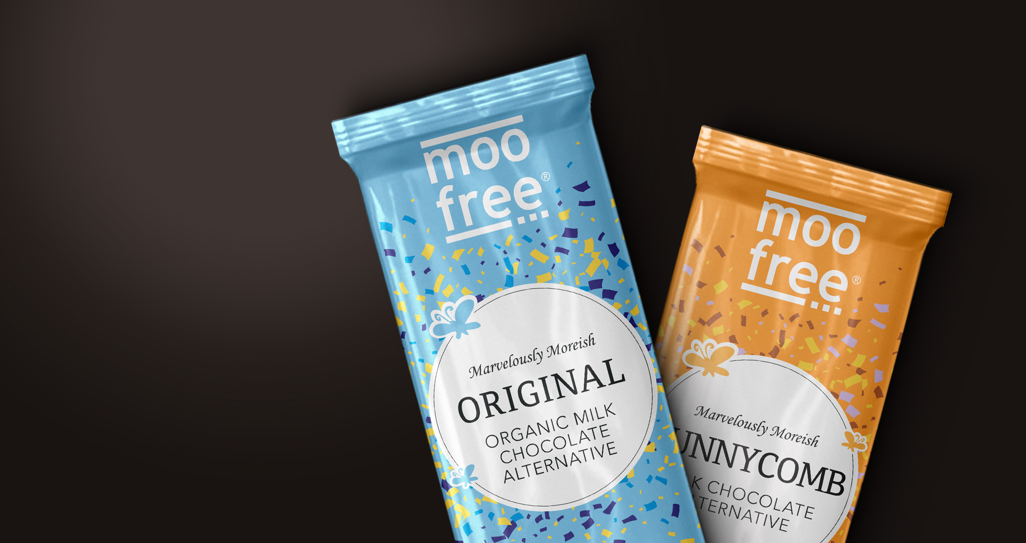 Moo Free Chocolate Packaging Design