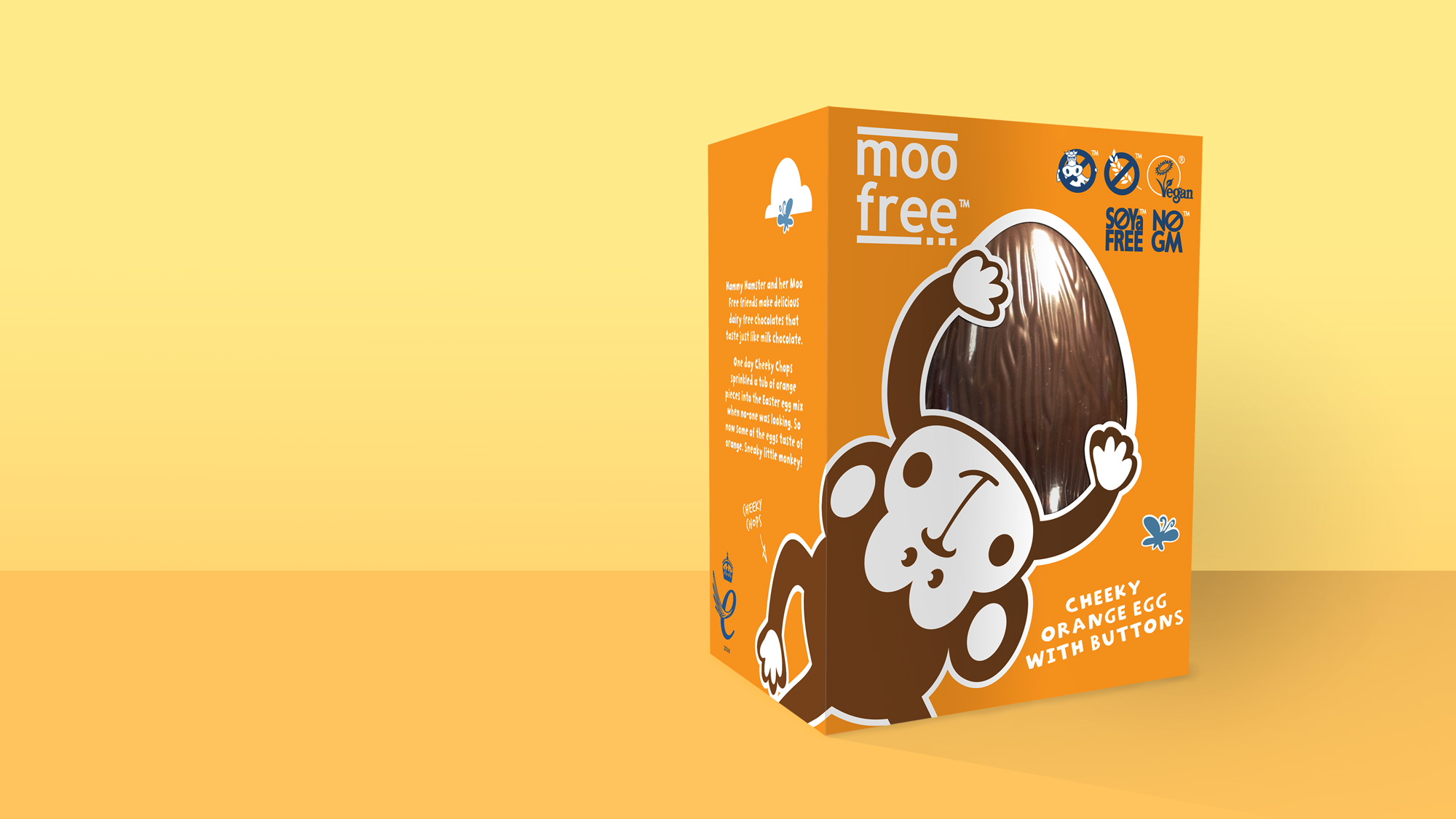 Moo Free Chocolate Egg Packaging Design
