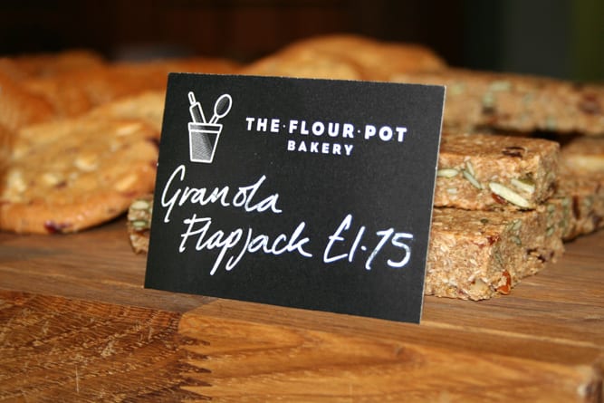 The Flour Pot backed goods label