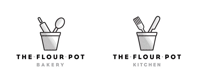The Flour Pot logos