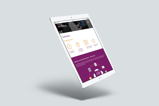 Pharmasol tablet website design