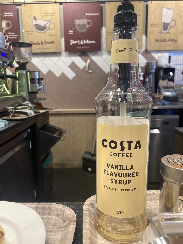 Costa coffee company package design