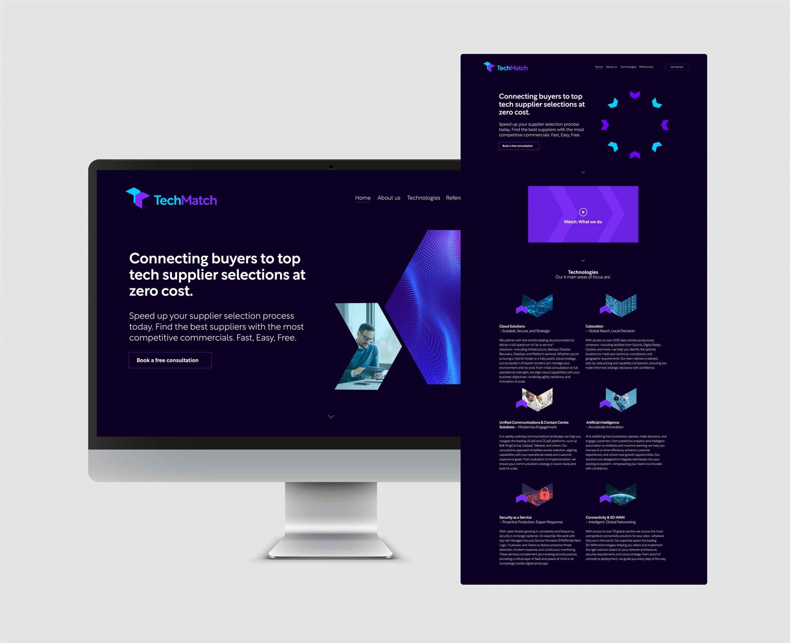 Tech Company Web Design